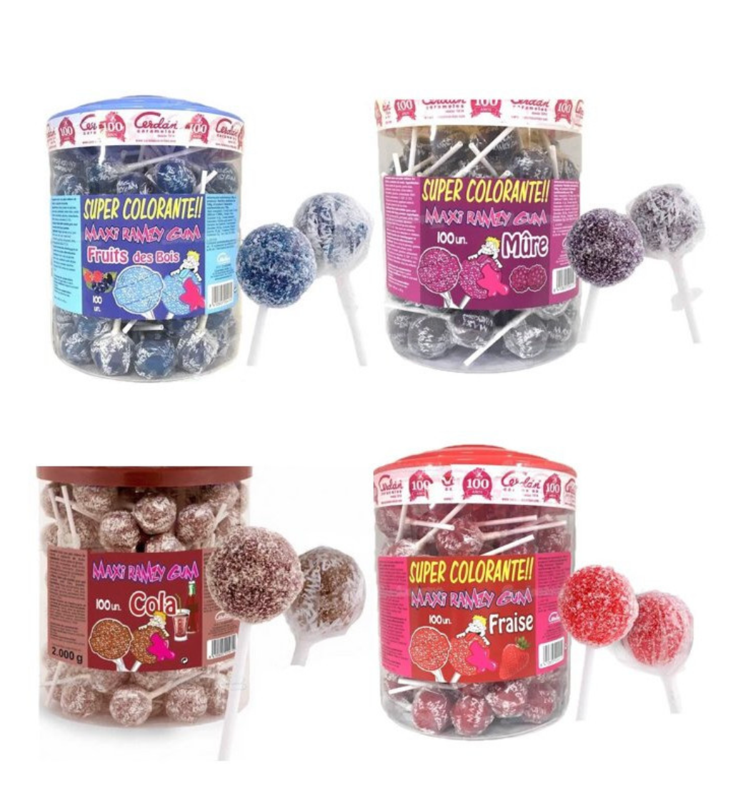 mix de 10 sucettes
