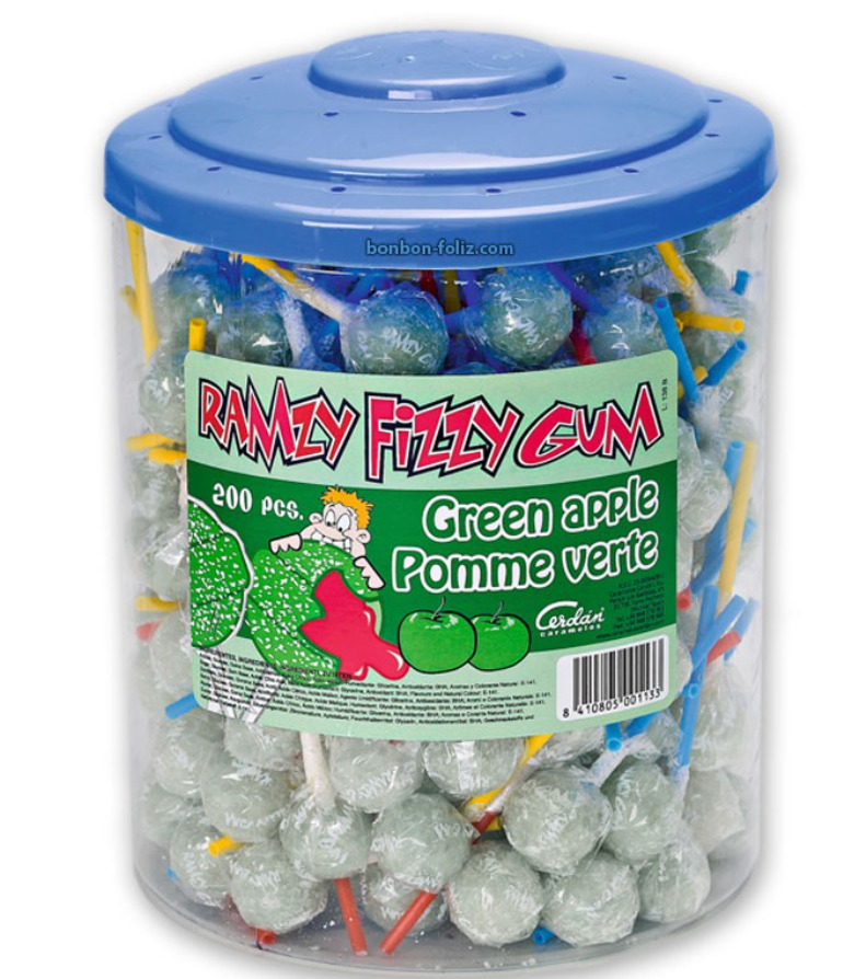 sucette goût pomme