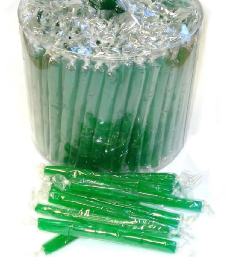 bâton à sucer goût rhubarbe